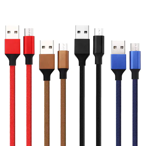 Jean braided micro usb fast charging and data transfer usb cable form china usb cable suppliers