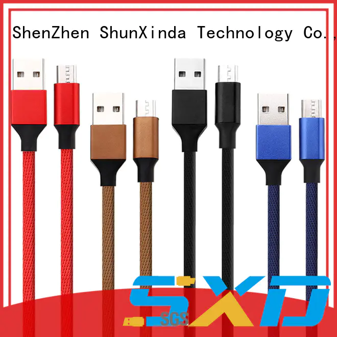 ShunXinda data micro usb charging cable manufacturers for indoor