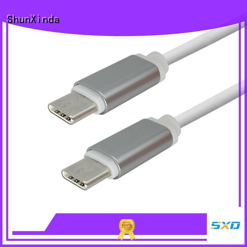 zinc colorful flat type c usb cable ShunXinda Brand