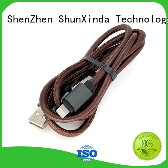 ShunXinda usb data iphone cord factory for car