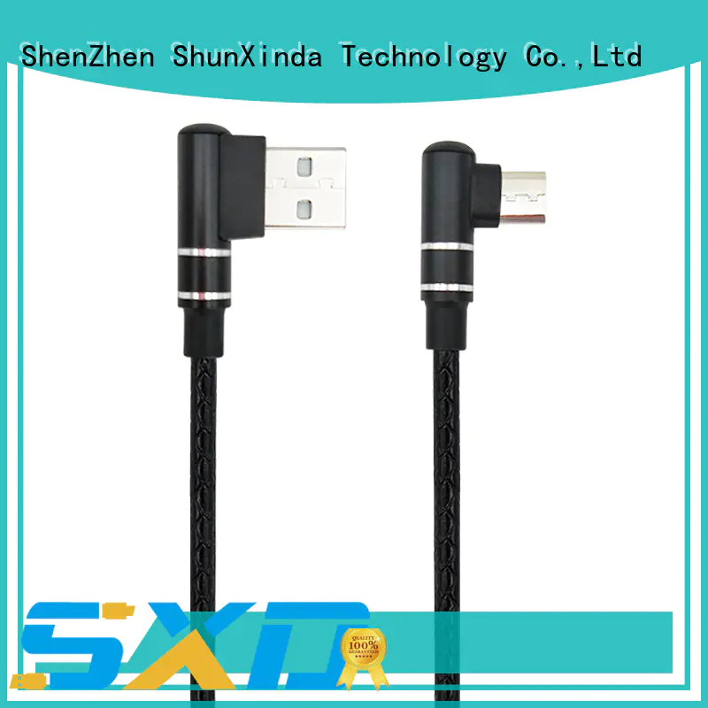angle cable micro usb metal for car ShunXinda