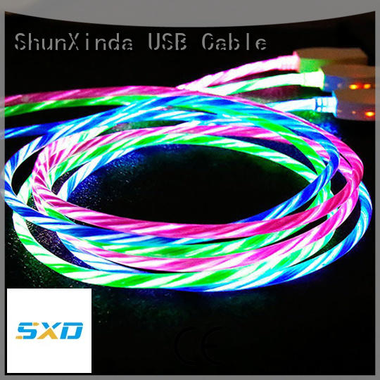 ShunXinda braided iphone charger cord for sale for car