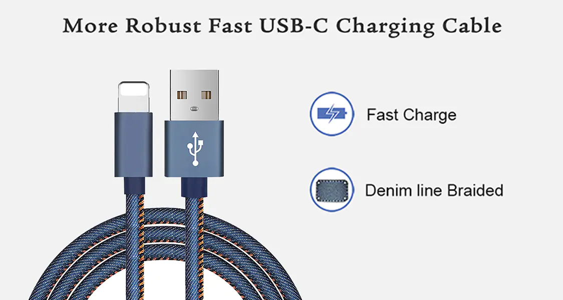 ShunXinda Brand zinc super charging custom type c usb cable