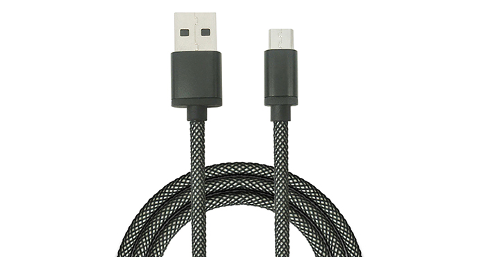 1M/2M/3M charging sync data fishnet braided micro usb cable for Android Samsung SXD119-1
