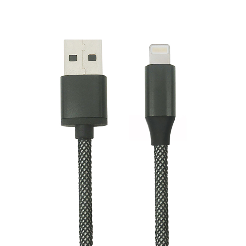 1M/2M/3M charging sync data fishnet braided micro usb cable for Android Samsung SXD119-7