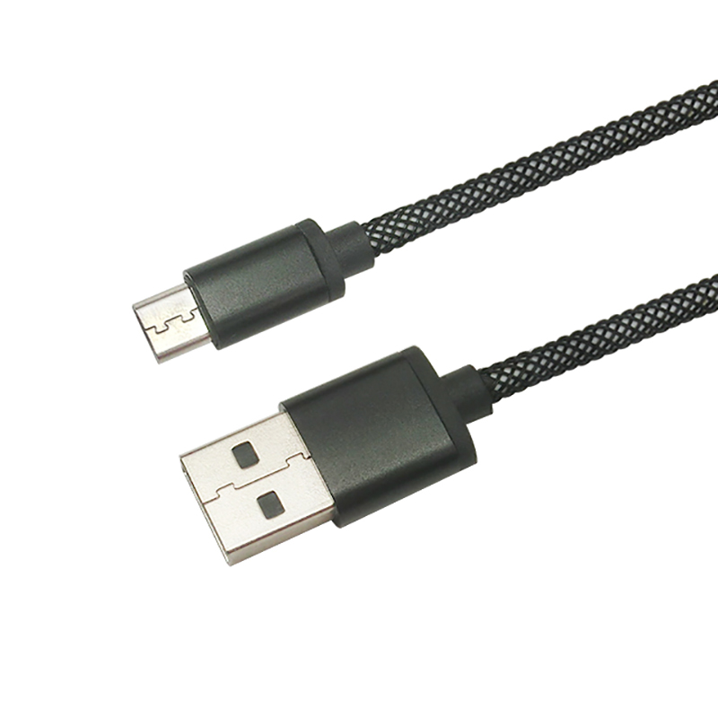 ShunXinda -1m2m3m Charging Sync Data Fishnet Braided Micro Usb Cable For Android-6