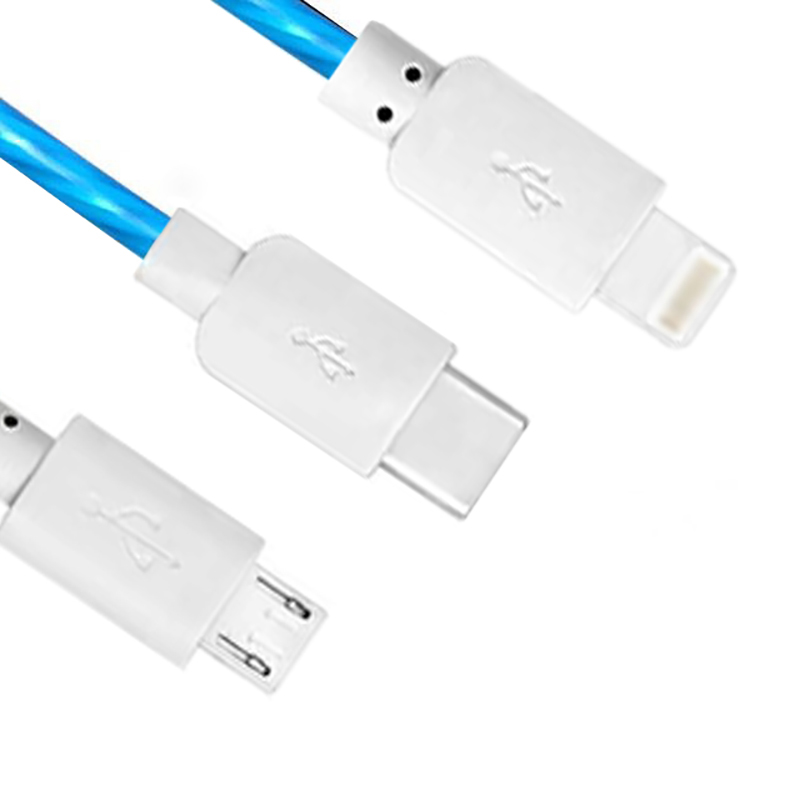 ShunXinda -Apple Usb Cable | New Arrival Flowing Visible Led Light-up Usb Data Sync-9