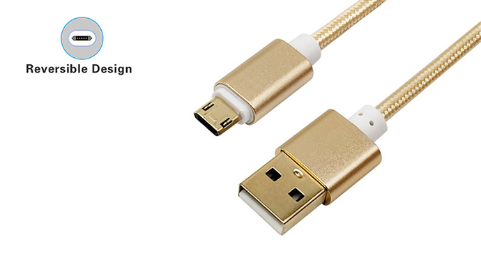 ShunXinda -Best Micro Usb Cable Manufacture | Double Side Micro V8 Nylon Braided data-1