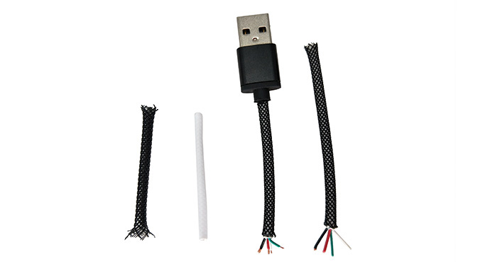 ShunXinda -Nylon fishnet micro charging cable-2