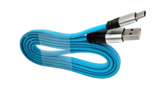 ShunXinda -High-quality Colorful Flat Tpe Usb A To Usb C Usb Data Cable 3 Feet 1 Meter-2
