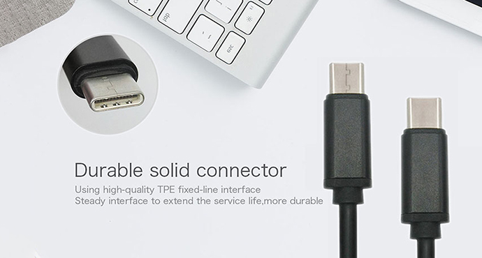 ShunXinda -Best Super Charging 5v 3a Type C To Type C 30 Data Cable For Macbook Pd-2
