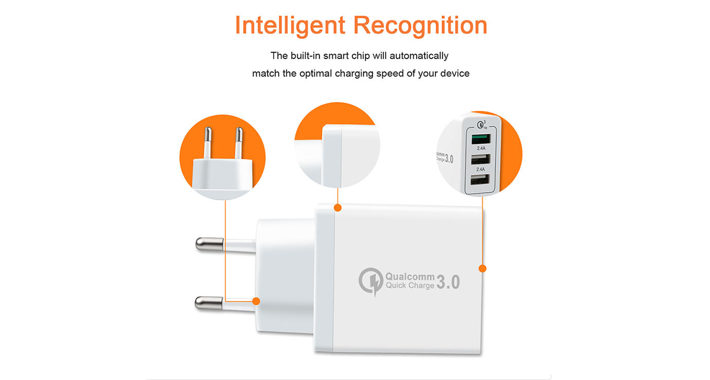 wall qc 2.0 wall charger power home