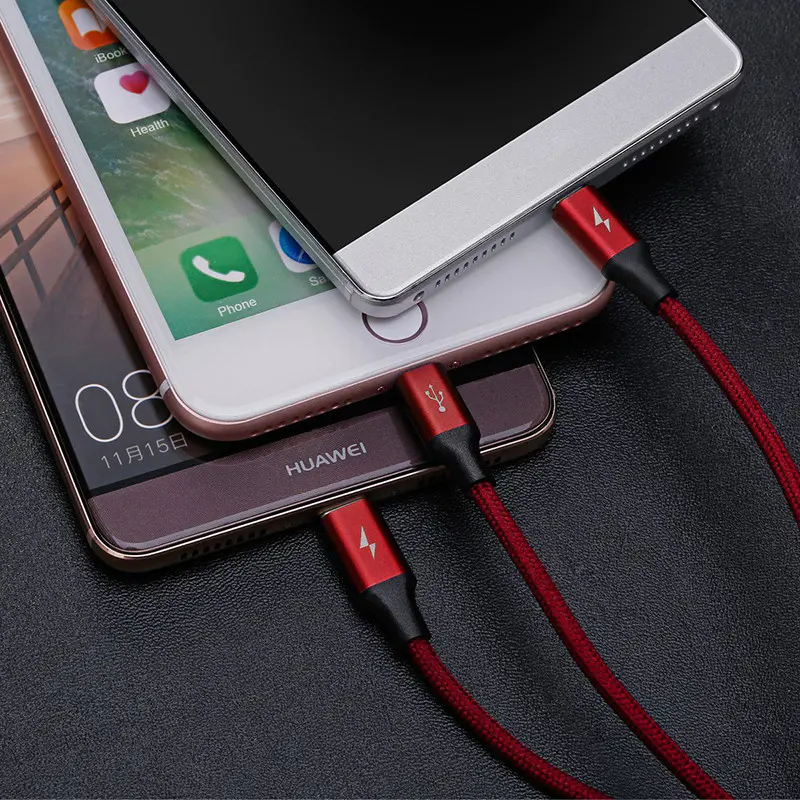 ShunXinda Brand mobile functional keychain retractable charging cable samsung