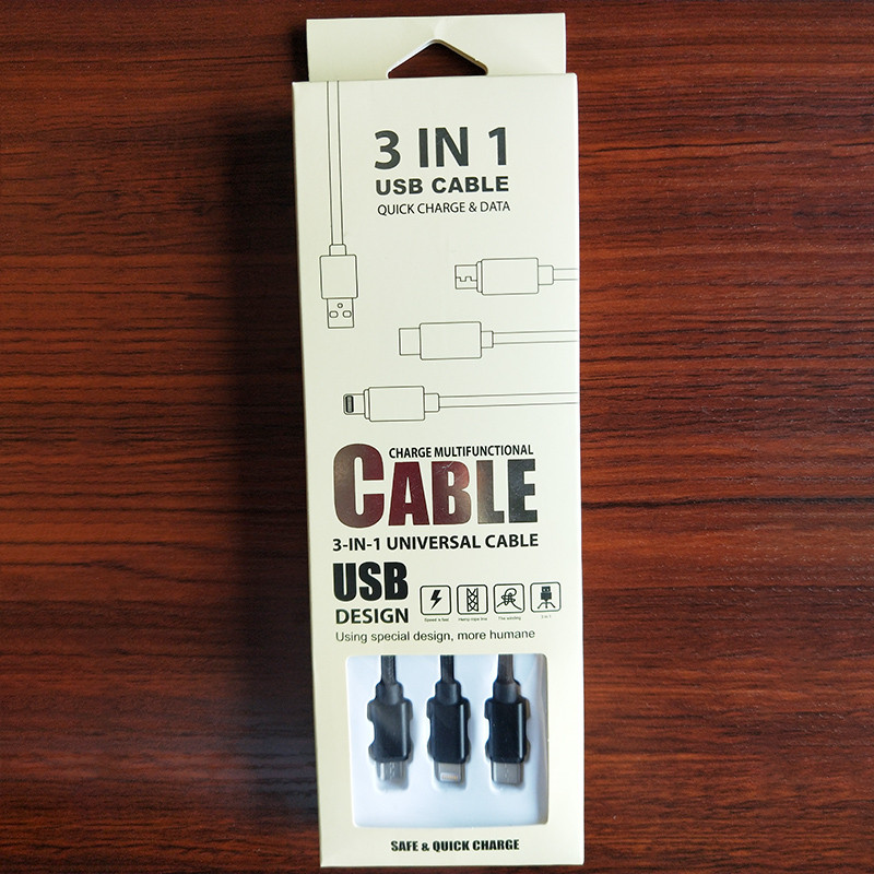 ShunXinda -High quality 3 In 1 Usb Cable with OEMODM services factory-11