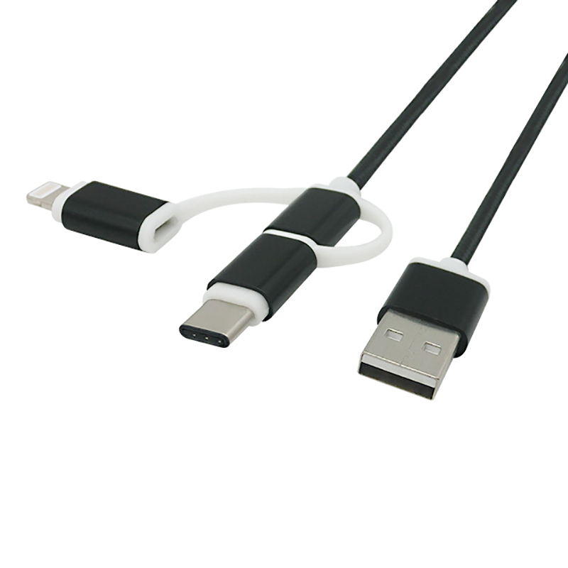 ShunXinda -Find Hot Popular 3 In 1 Nylon Braided Cable Charging Sync Data Micro Usb-5