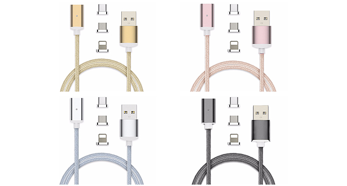 ShunXinda -High-quality Multi Charger Cable | Durable 3 In 1 Magnetic Cable Nylon