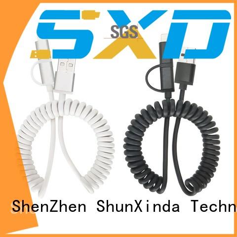 braided micro long multi charger cable ShunXinda Brand company