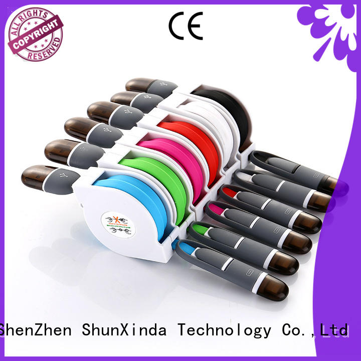ShunXinda fast usb multi charger cable for business for home