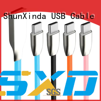 colorful alloy durable phone type c usb cable ShunXinda Brand