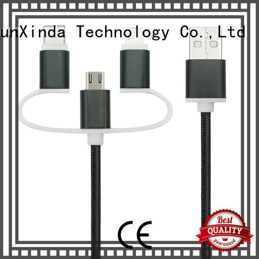 Quality ShunXinda Brand durable nylon multi charger cable