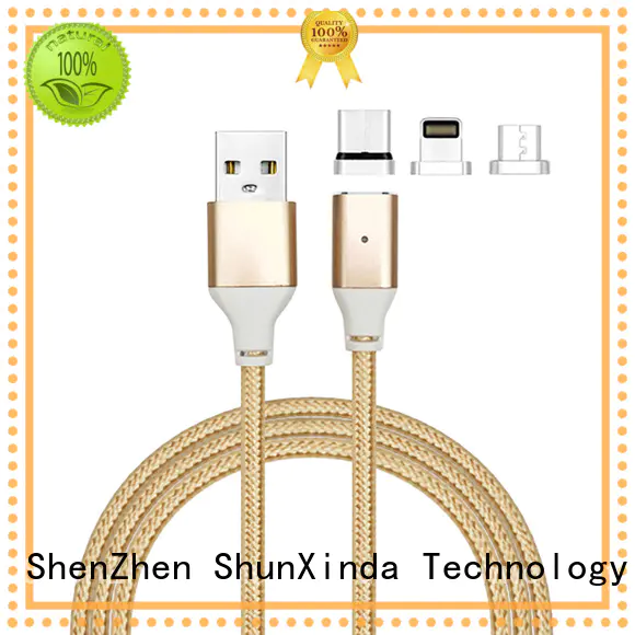 ShunXinda Brand iphone gift custom retractable charging cable