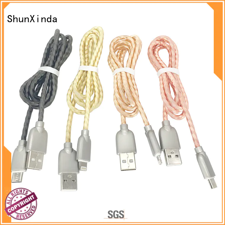 ShunXinda Brand led design transfer iphone usb cable oem device