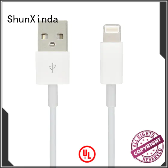 ShunXinda head lightning usb cable factory for indoor