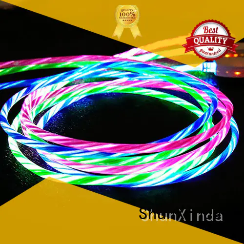 ShunXinda Brand spring cable apple custom iphone usb cable oem