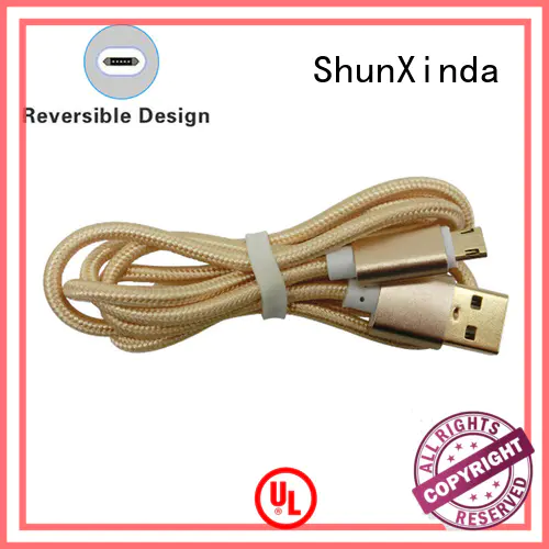 ShunXinda leather micro usb charging cable for business for indoor
