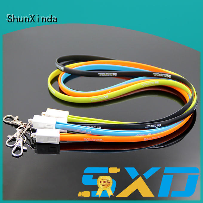 retractable charging cable braided functional promotional ShunXinda Brand company