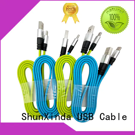ShunXinda Brand zinc type custom type c usb cable