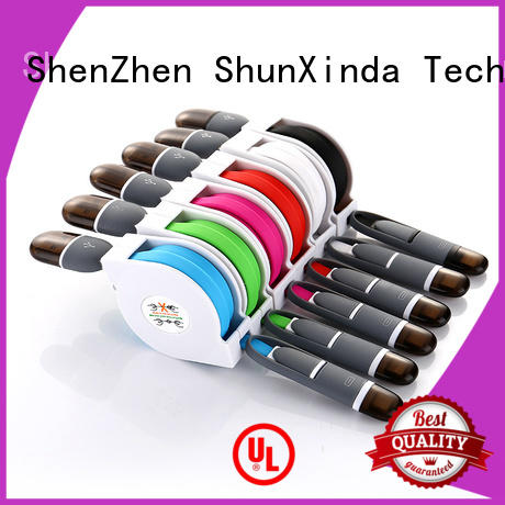 ShunXinda Brand gift charging data custom retractable charging cable