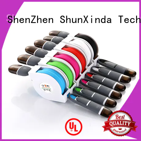 ShunXinda Brand gift charging data custom retractable charging cable