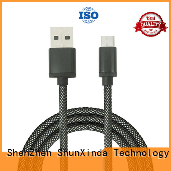 Hot angle long micro usb cable fast ShunXinda Brand