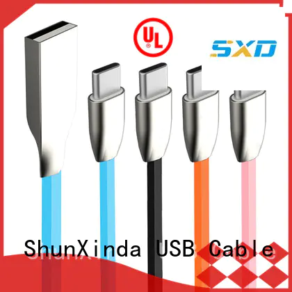 Quality ShunXinda Brand type c usb cable super colorful