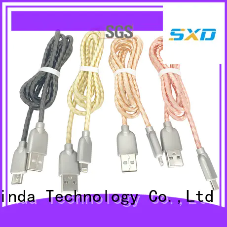 ShunXinda Brand apple usb data cable for custom iphone usb cable oem