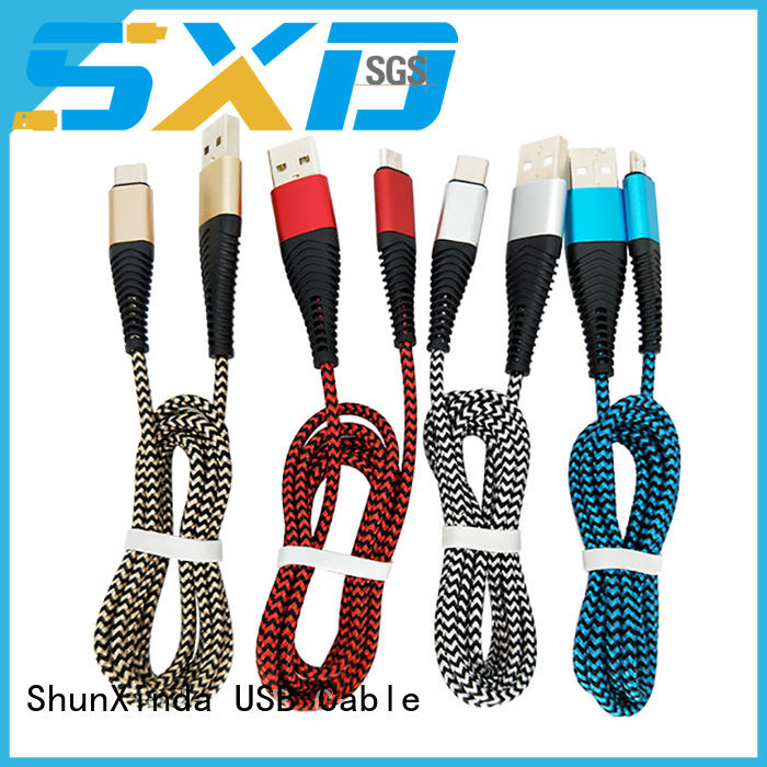 ShunXinda Brand fast transfer iphone cord visible factory
