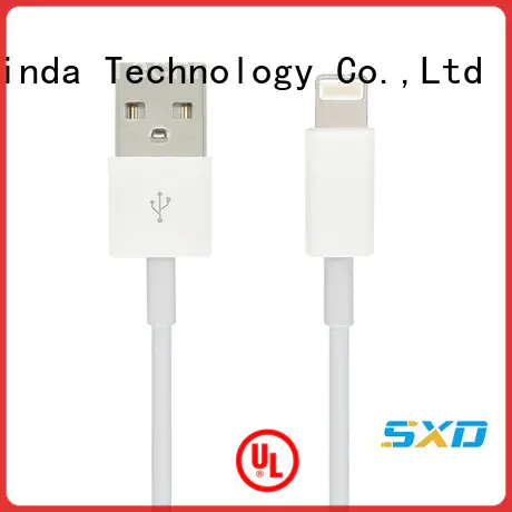 compatible arrival data ShunXinda Brand iphone usb cable oem manufacture