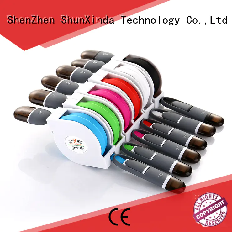 Wholesale portable retractable charging cable ShunXinda Brand