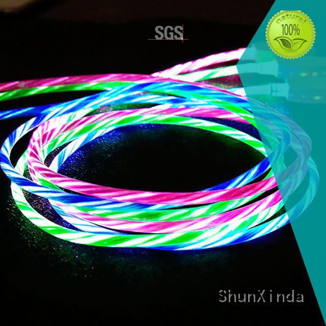 usb data pin leather ShunXinda Brand iphone cord supplier