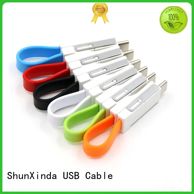 Wholesale keychain retractable charging cable ShunXinda Brand