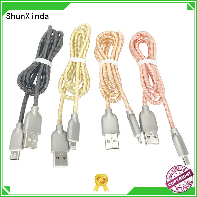 ShunXinda leather apple charger cable company for indoor