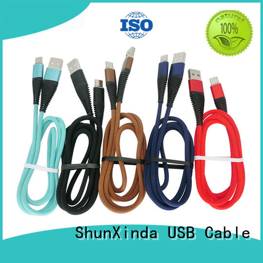 ShunXinda braided Type C usb cable supplier for home