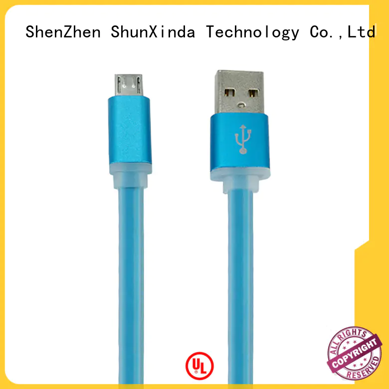 ShunXinda Brand xiaomi design stand custom long micro usb cable