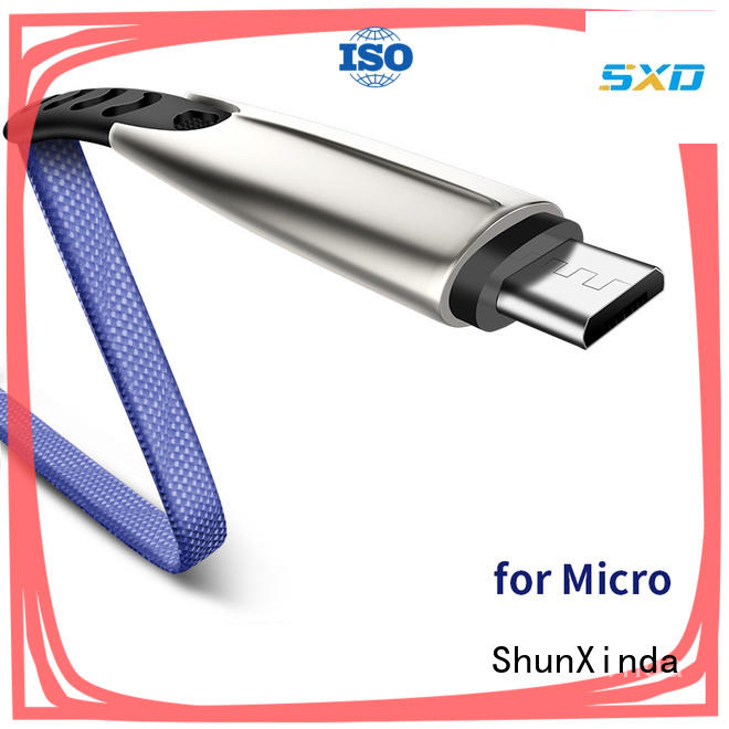 ShunXinda degree cable micro usb supplier for car