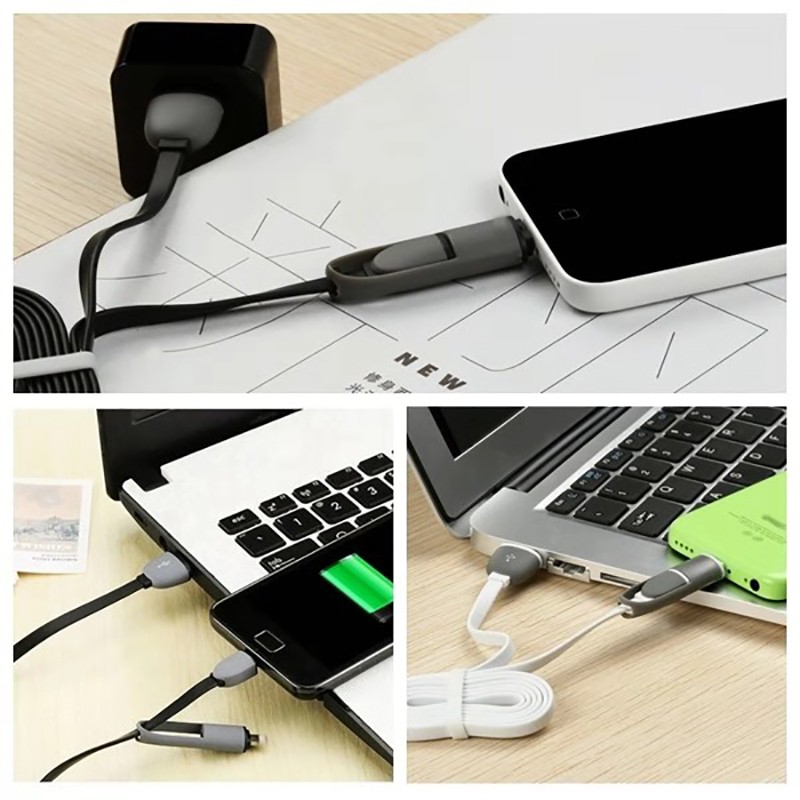 ShunXinda -High-quality Usb Cable With Multiple Ends | 2 In 1 Charging Cable Multi-8