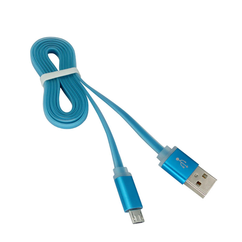 1M 3FT flat micro usb data cable  fast charging TPE for Android Samsung HTC XiaoMi SXD117