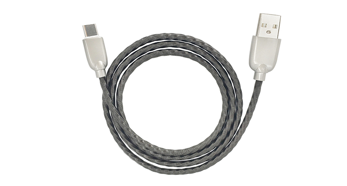 ShunXinda -Best Lightning Usb Cable 2018 Newest Necklace Metal Spring Usb data Charging-2