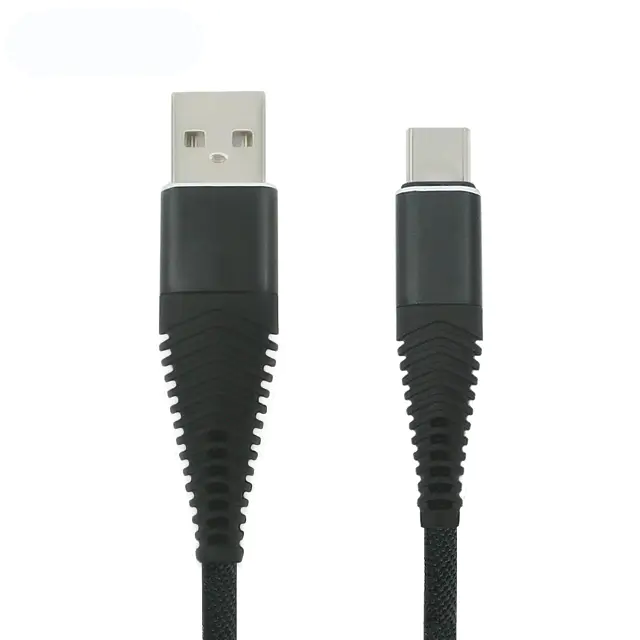 Durable braided fast charging type C usb data cable for Samsung C mobile phone SXD140