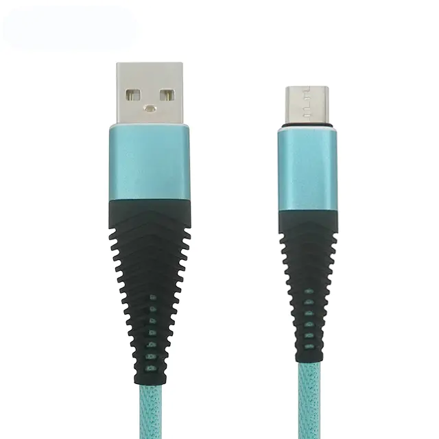 Durable braided fast charging type C usb data cable for Samsung C mobile phone SXD140